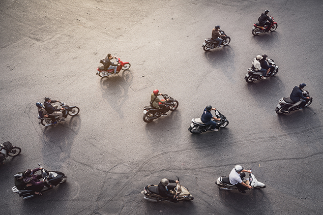 Motorcycle commuting. Photo: iStockphoto