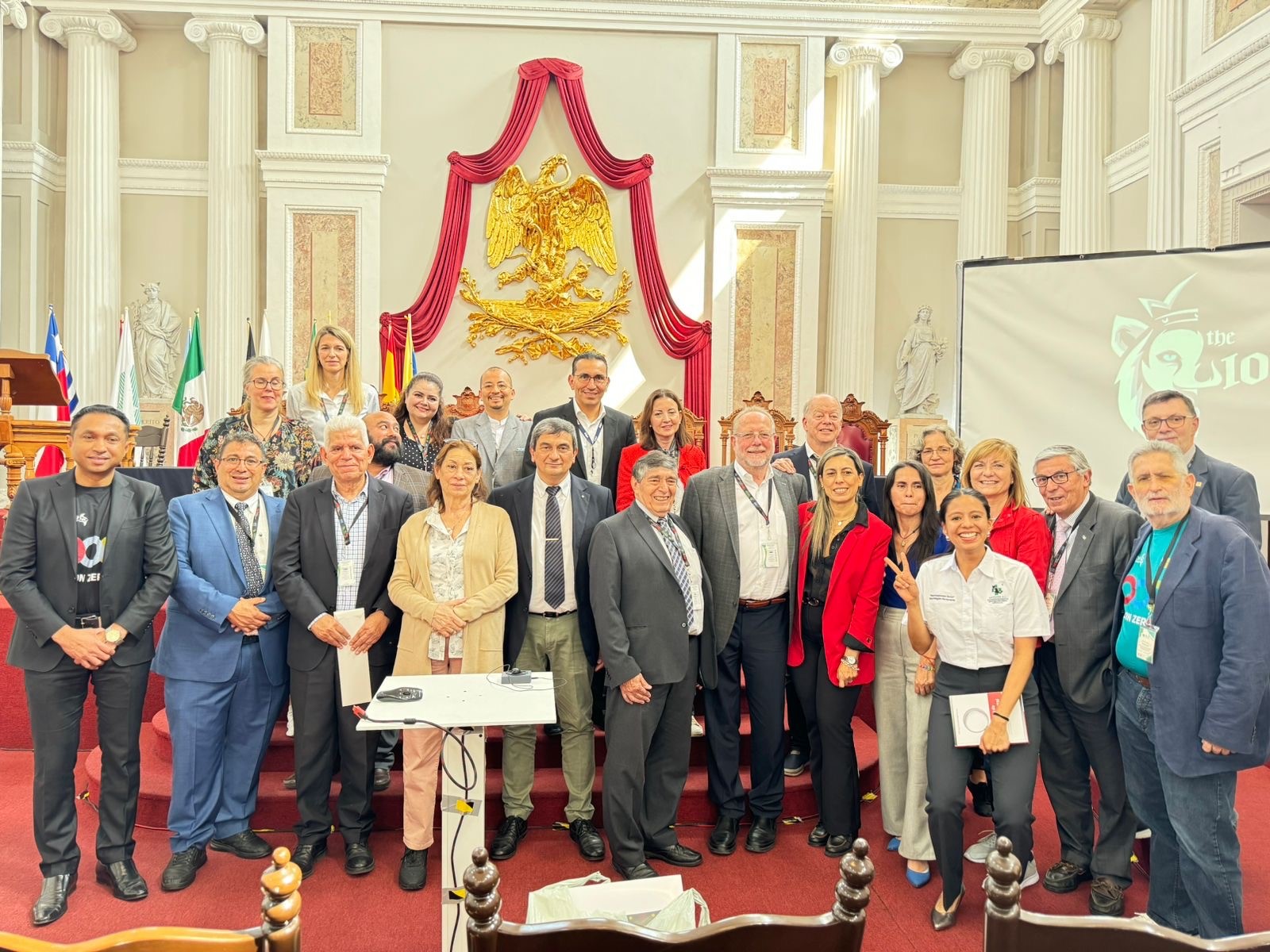 Group photo of Vision Zero ambassadors and local partners