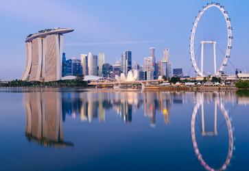 Singapore skyline at dawn. Photo: iStockphoto/Getty Images