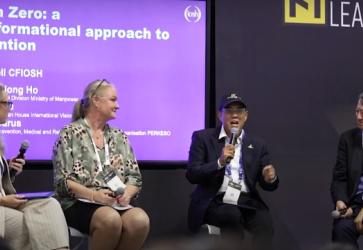 From left to right: Kelly Nicoll, Pernille Thau, Azlan Darus, Siong Hin Ho